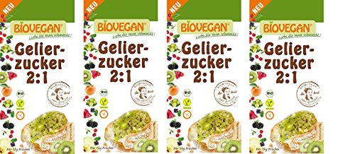 Biovegan Gelierzucker 2:1, Bio, 4 x 500g von Biovegan