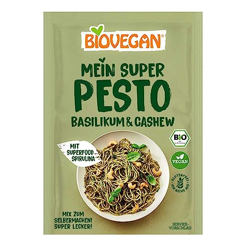 Biovegan Mein Super Pesto, Basilikum-Cashew, 17g (2) von Biovegan