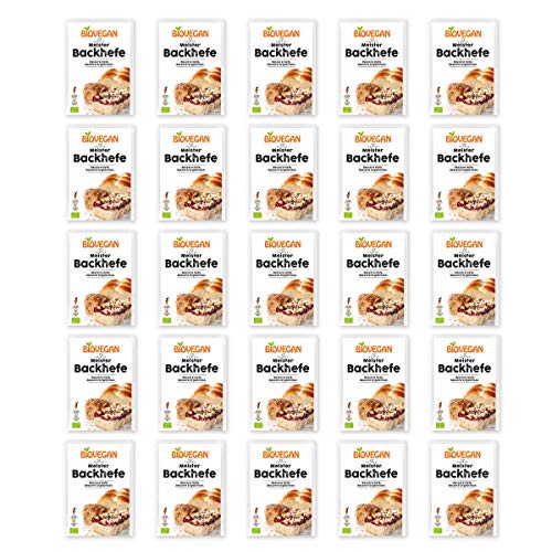 Biovegan - Meister Backhefe Bio - 7 g - 25er Pack Biovegan - Meister Backhefe Bio - 7 g - 25er Pack von Biovegan