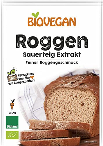 Biovegan Roggensauerteig Extrakt, Bioland, BIO (6 x 30 gr) von Biovegan