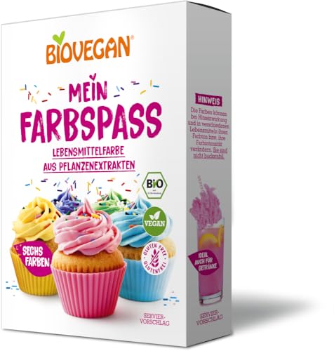 Farbspaß, Färbende Lebensmittel, BIO 18 x 48 gr Farbspaß, Färbende Lebensmittel, BIO 18 x 48 gr von Biovegan