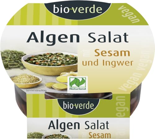 Algen-Salat mit Sesam und Ingwer NATURLAND 12 x 100 gr von Bioverde