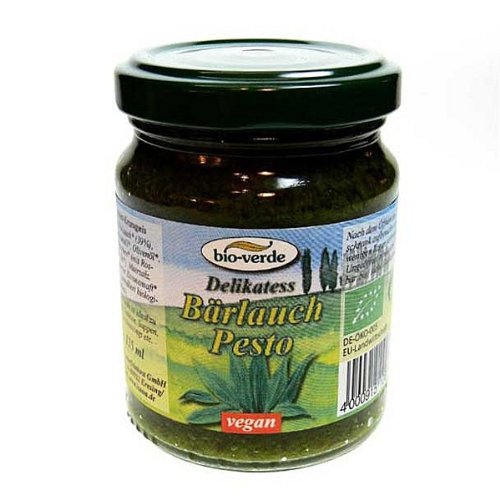 Bärlauch Pesto von Bio Verde. 125 g. Bio - Pesto kaltverarbeitet von Bioverde