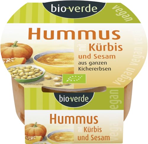Hummus mit Kürbis-Sesam 6 x 150 gr Hummus mit Kürbis-Sesam 6 x 150 gr von Bioverde