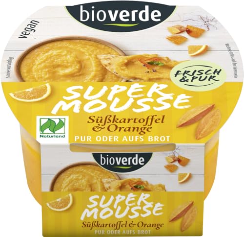 Super Mousse - Süßkartoffel & Orange NATURLAND 12 x 150 gr Super Mousse - Süßkartoffel & Orange NATURLAND 12 x 150 gr von Bioverde