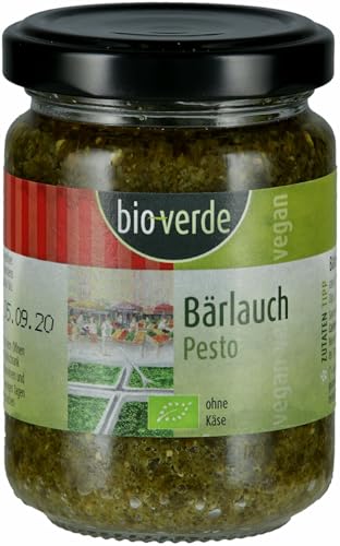 bio-verde Bärlauch-Pesto 125 ml vegan (2 x 125 ml) von Bioverde