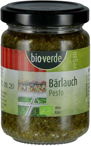 bio-verde Bärlauch-Pesto vegan (2 x 125 ml) von Bioverde