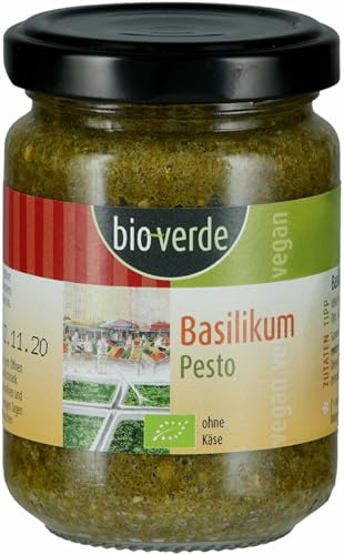 bio-verde Basilikum-Pesto vegan (2 x 125 ml) von Bioverde