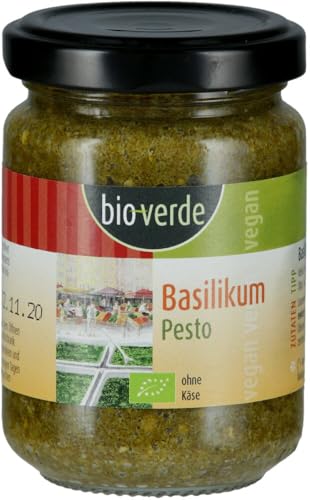 bio-verde Basilikum-Pesto vegan (2 x 125 ml) von Bioverde