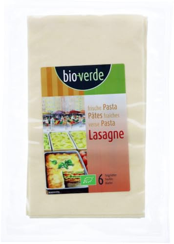Frische Lasagne Teigplatten 6 x 200 gr von Bioverde