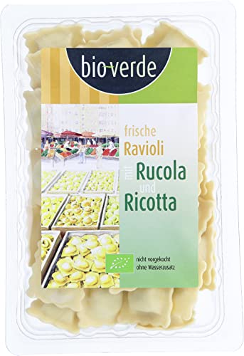 bio-verde Frische Ravioli Rucola & Ricotta (6 x 250 gr) von Bioverde