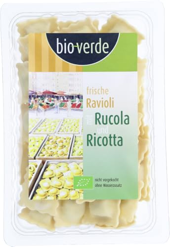 Frische Ravioli Rucola & Ricotta 6 x 250 gr von Bioverde