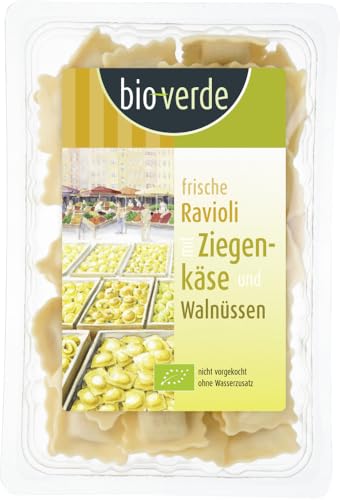 bio-verde Frische Ravioli mit Ziegenkäse (6 x 250 gr) von Bioverde