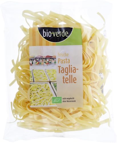 bio-verde Frische Tagliatelle Bandnudeln (6 x 250 gr) von Bioverde