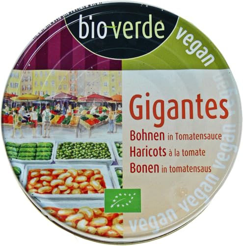 bio-verde Gigantes Riesenbohnen in Tomatensauce (2 x 190 gr) von Bioverde