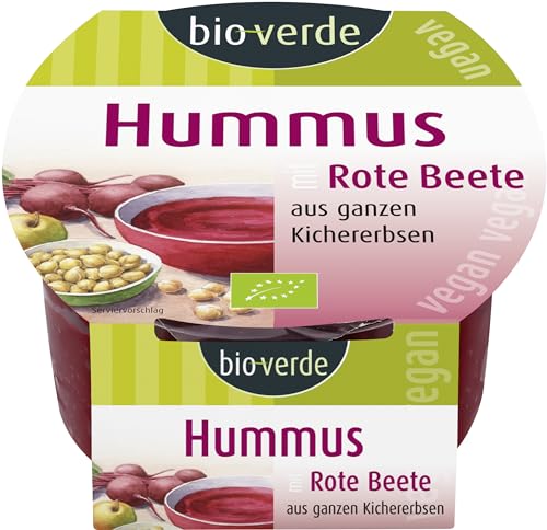 bio-verde Hummus Rote Beete 150 g (6 x 150 gr) von Bioverde