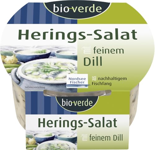 bio-verde Herings-Salat mit feinem Dill (6 x 150 gr) von Bioverde