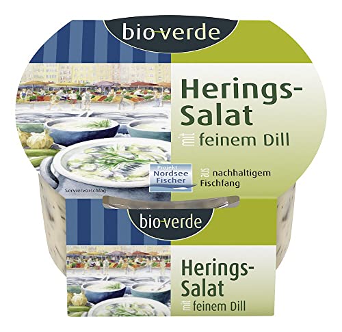 bio-verde Herings-Salat mit feinem Dill (6 x 150 gr) von Bioverde