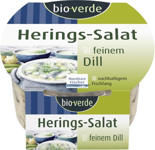 Herings-Salat mit feinem Dill 6 x 150 gr von Bioverde