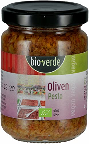 bio-verde Oliven-Pesto vegan (1 x 125 ml) von Bioverde
