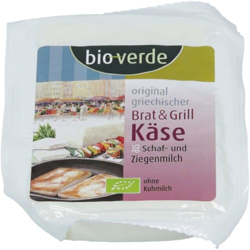 bio-verde Original griechischer Brat & Grillkäse (6 x 150 gr) von Bioverde