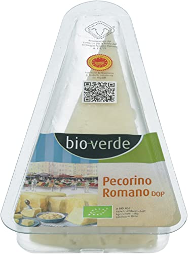 bio-verde Ital. Pecorino Romano - egalisiertes Stück 125 g (6 x 125 gr) von Bioverde