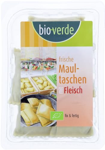 bio-verde Maultaschen mit Fleisch-Füllung (6 x 250 gr) von Bioverde