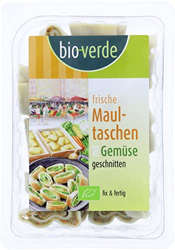 bio-verde Maultaschen geschnitten mit Gemüse-Füllung 250 g (6 x 250 gr) von Bioverde