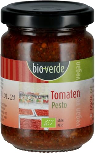 bio-verde Tomaten-Pesto vegan (2 x 125 ml) von Bioverde