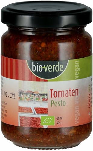 bio-verde Tomaten-Pesto 125 ml vegan (6 x 125 ml) von Bioverde