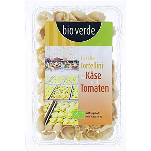 bio-verde Frische Tortellini mit Käse & Tomaten inkl. Kühlverpackung (200 g) - Bio von bio-verde