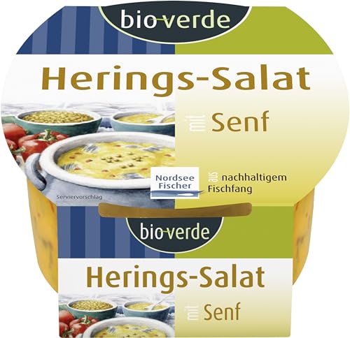 bio-verde Herings-Salat in Senf-Marinade (6 x 150 gr) von Bioverde