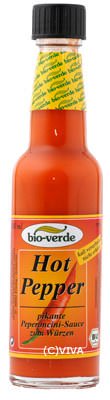 bio-verde Hot-Pepper-Sauce (100 ml) - Bio von Bioverde