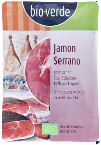 Span. Jamón Serrano Aufschnitt 6 x 80 gr von Bioverde