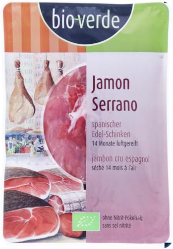 bio-verde Span. Jamón Serrano Aufschnitt (6 x 80 gr) von Bioverde