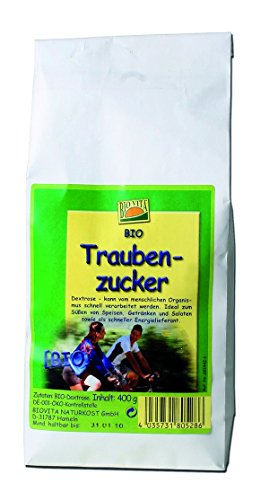 BIOVITA Bio Traubenzucker, 3er Pack (3 x 400 g) von BIOVITA