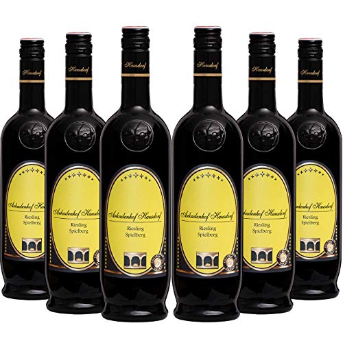 Riesling Spielberg - 1000 Rosen | Bio Weißwein trockn | biologisch, vegan, handlese, histaminfrei | Qualitätswein aus Österreich, Wagram | Bioweingut Arkadenhof Hausdorf (6x 0.75l) von Bioweingut Arkadenhof Hausdorf