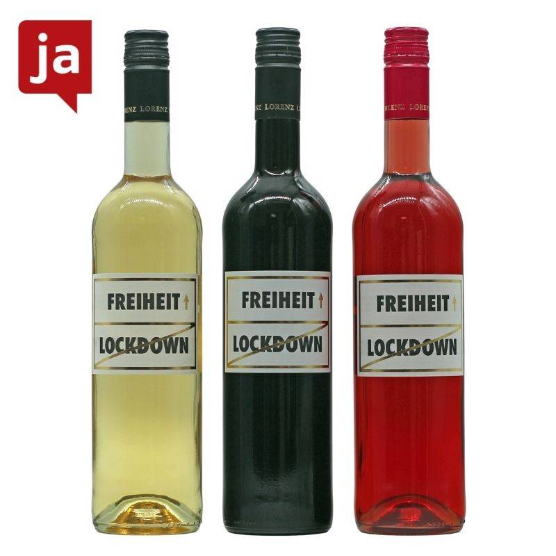 Freiheit Wein 3er Probierset Bio 3 x 0,75 L von Bioweingut Lorenz