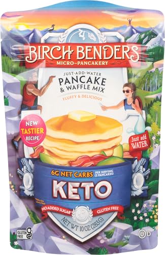 Birch Benders Keto Pfannkuchen und Waffelmischung, 284 ml Birch Benders Keto Pfannkuchen und Waffelmischung, 284 ml von Birch Benders