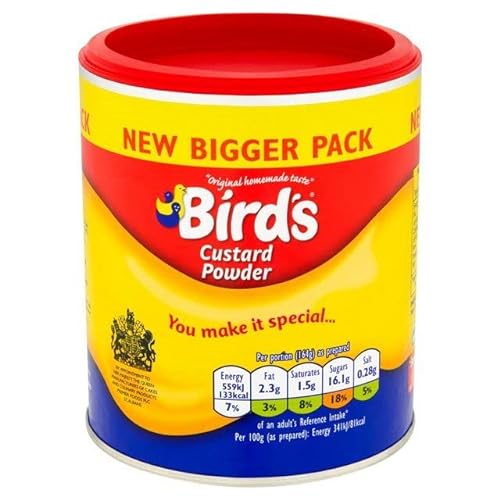 Bird's Custard Powder ORIGINAL 2x 350g (700g) BIGGER PACK - Birds Vaniliesoße, Pudding von Birds