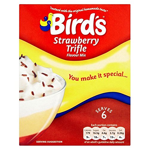 Bird's Strawberry Trifle Flavour Mix 144g (Packung 6) von Birds
