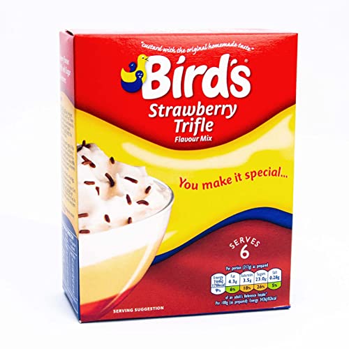 Bird's Strawberry Trifle Flavour Mix 2x 141g (282g) - Dessert-Mix von Birds
