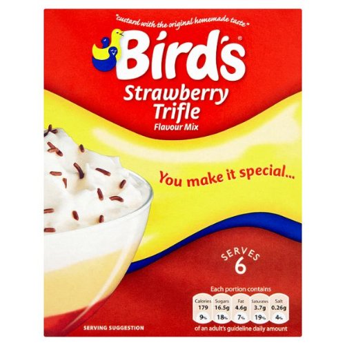 Bird's Strawberry Trifle Flavour Mix 6x144g von Birds