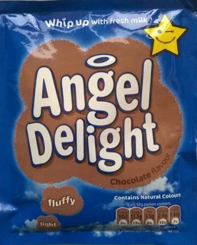 Birds Angel Delight Chocolate Flavour - 12 x 59gm von Birds