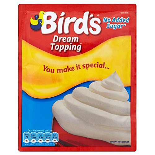Vogel Sugar Free Traum Topping (33 g) - Packung mit 2 von Birds