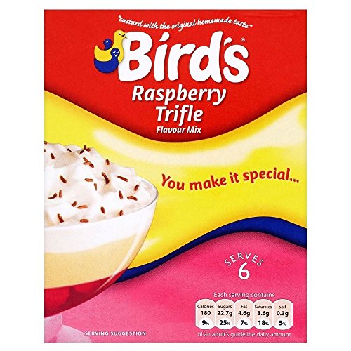 Vogel Trifle Raspberry Flavour Mix (144g) - Packung mit 2 von Birds