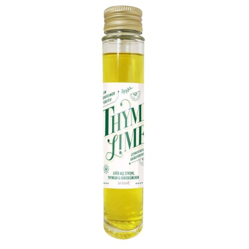 Birgitta Rust Piekfeine Brände - ThymeLime Apero 100 ml - 15% Vol. zitrusfrischer Likör mit Thymian, Zitrone & Gänseblümchen für spritzig-leichte Genussmomente Birgitta Rust Piekfeine Brände - ThymeLime Apero 100 ml - 15% Vol. zitrusfrischer Likör mit Thymian, Zitrone & Gänseblümchen für spritzig-leichte Genussmomente von Birgitta Rust Piekfeine Brände