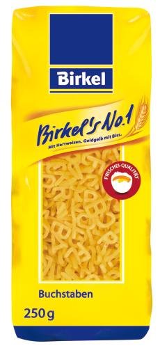 Birkel Birkel's No.1 Buchstaben, 18er Pack (18 x 250 g Beutel) von Birkel