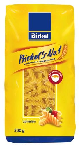 Birkel No.1 Spiralen, 12er Pack (12 x 500 g Beutel) von Birkel