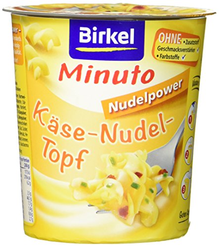 Minuto Birkel Minuto Käse- Nudeltopf, 8er Pack (8 x 70 g) von Birkel